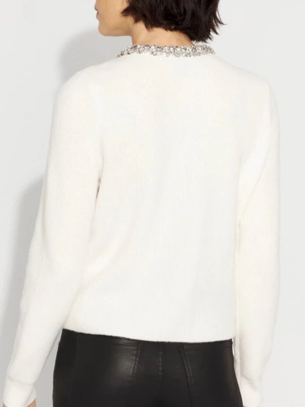 nwt WHITE HOUSE BLACK MARKET embellished button cardigan sweater - Picture 2 of 3